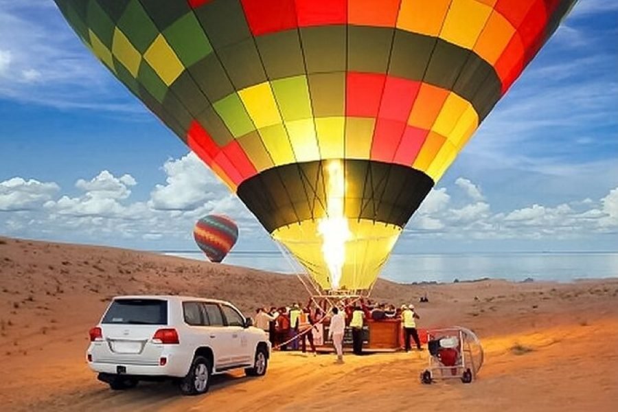 Dubai Sunrise Hot Air Balloon Premium Desert Experience
